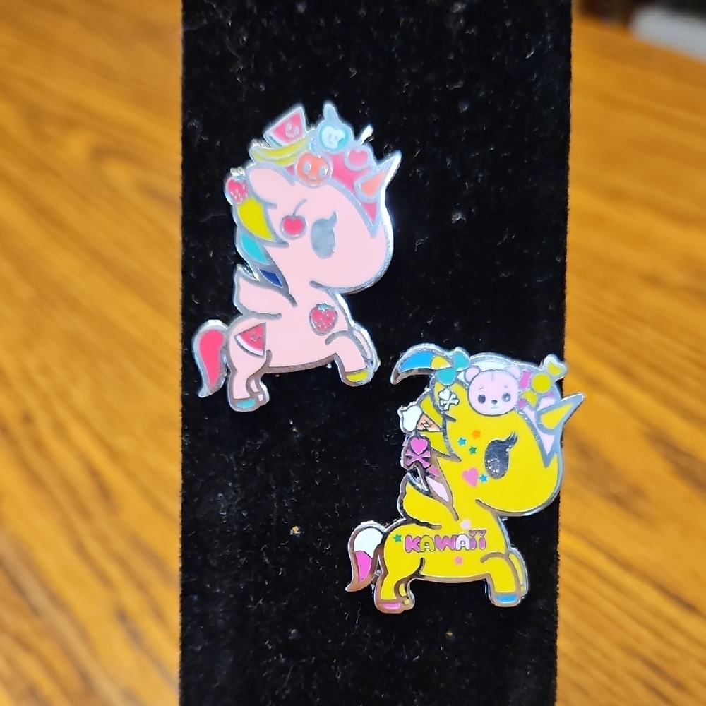 Tokidoki Unicorn Pin Duo